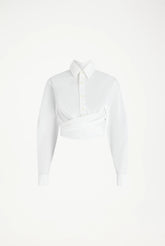 The Cropped Cache-Cœur Shirt