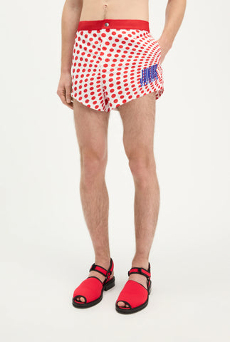 The Red Polka-Dot Swimming Briefs