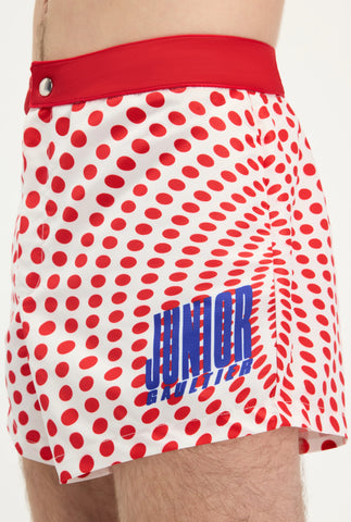 The Red Polka-Dot Swimming Briefs