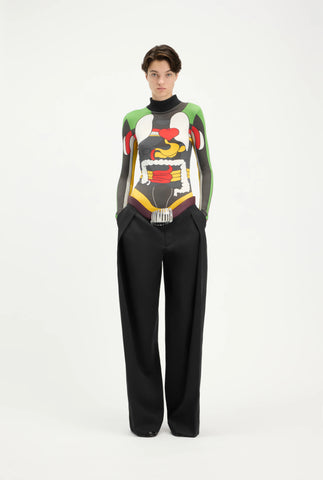 The Curved Suit Pants