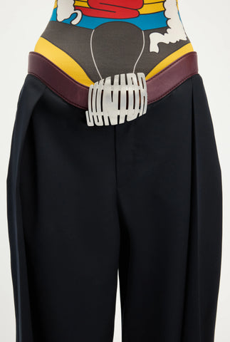 The Curved Suit Pants