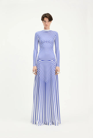 The Long Blue Target Dress