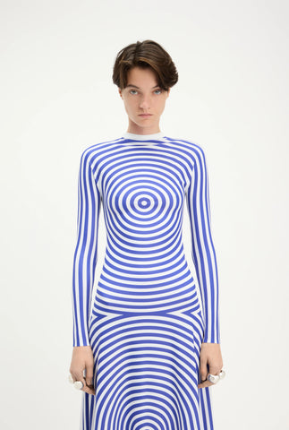 The Long Blue Target Dress