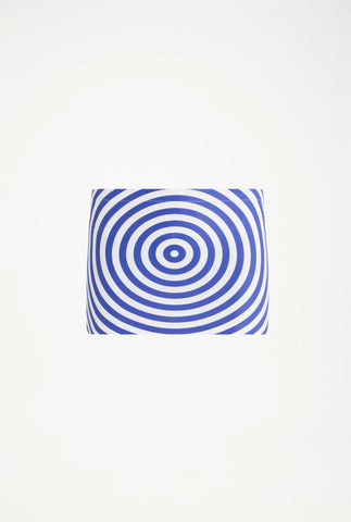 The Blue Target Mini Skirt