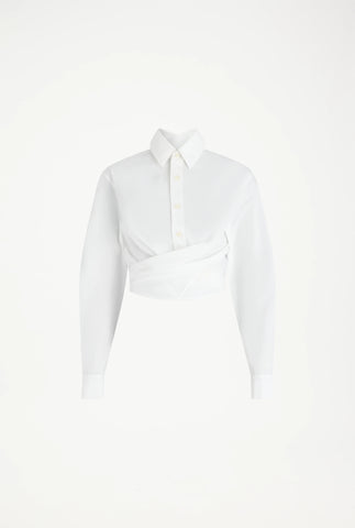 The Cropped Cache-Cœur Shirt