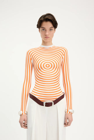 The Orange Target Top