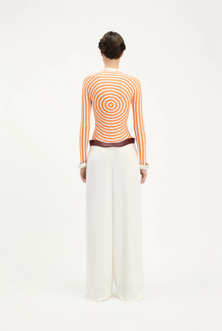 The Orange Target Top