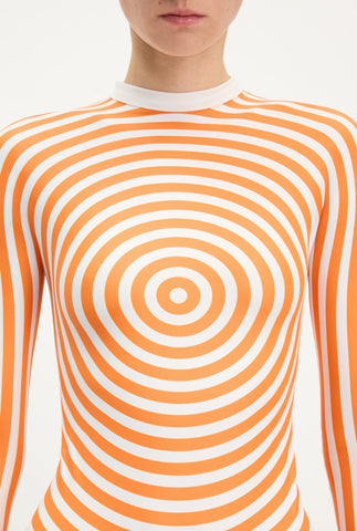 The Orange Target Top