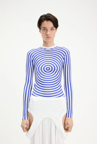 The Blue Target Top
