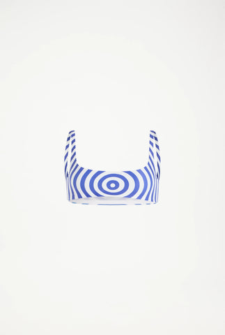 The Blue Target Bra