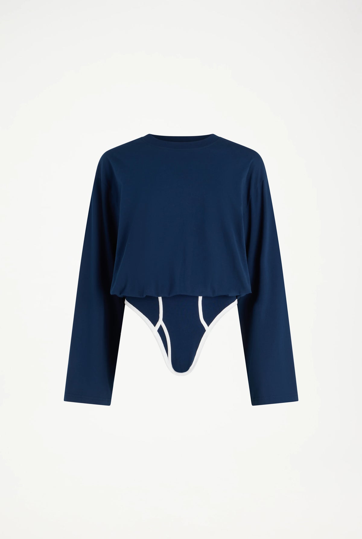 The Long-Sleeved Twisted Bodysuit