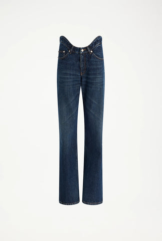 The Curved Denim Jeans